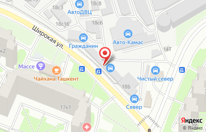 Компания Энтузиаст в Лосиноостровском районе на карте