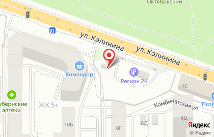 Аккумуляторный центр Автомотив в Октябрьском районе на карте