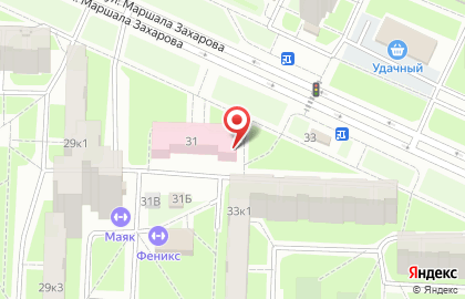 Страховая компания СОГАЗ-Мед на улице Маршала Захарова, 31 на карте