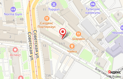 Студия красоты Vins на Советской улице на карте
