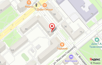Магазин Лето на улице Володарского, 51 на карте
