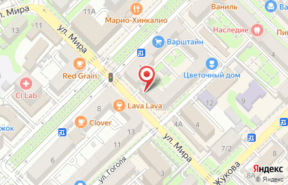 Продуктовый магазин Дана на улице Гоголя на карте