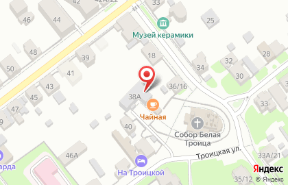 Церковь Белой Троицы в Твери на карте
