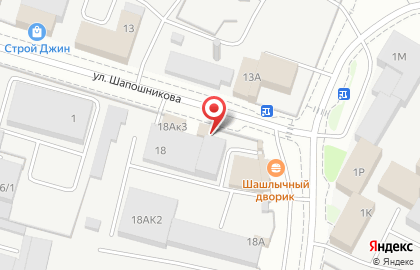 Центр мебельной фурнитуры на улице Шапошникова на карте