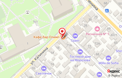 Кафе-бар Олимп на улице Павлика Морозова на карте