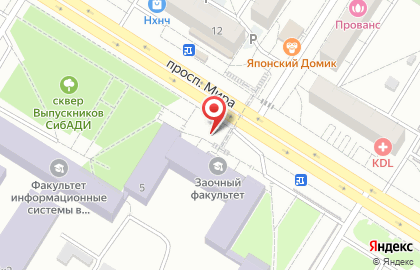 Смакдогс на улице Мира на карте
