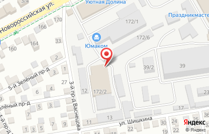 Мебельный салон Статус на Новороссийской улице на карте