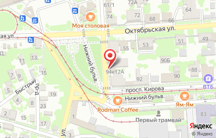 Гостевой дом Престиж на проспекте Кирова на карте