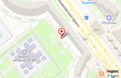 Пятерочка+ на Ульяновском проспекте на карте