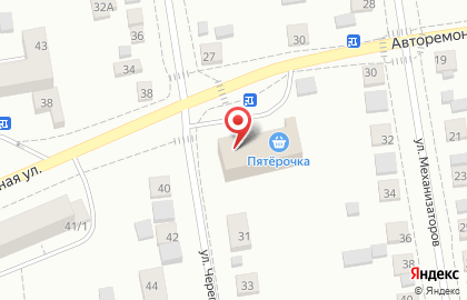 Франчайзинговая сеть магазинов КрепыЖ на улице Черепанова на карте