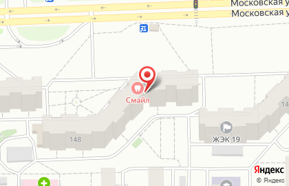 Стоматология Смайл на Московской улице на карте