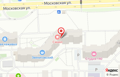 Стоматология Смайл на Московской улице на карте