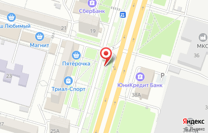 Рекламный щит 3х6м. на улице Доваторцев 21Р на карте