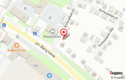 Шиномонтажная мастерская на улице Ватутина на карте