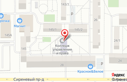 Колледж управления и права на карте