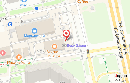 Магазин Мясной Домик на Новочеркасском бульваре на карте