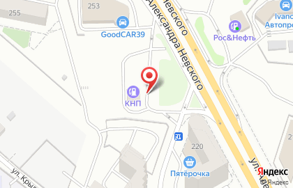 АЗС СургутНефтеГаз в Ленинградском районе на карте