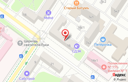 Первая Социальная Гранитная Мастерская на улице Маршала Новикова на карте