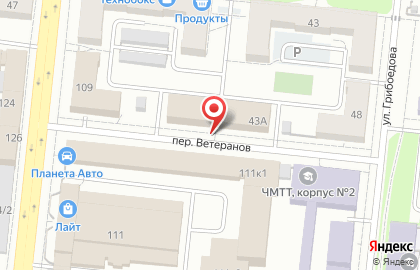 Общественная организация Дом ветеранов в Тракторозаводском районе на карте