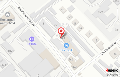 СевЧем-Сектор Е на Комбинатской улице на карте