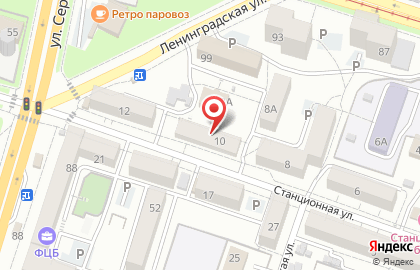 Служба заказа легкового транспорта Авто-Фортуна в Железнодорожном районе на карте