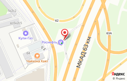 АЗС ТНК на Строгино на карте
