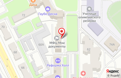 Многофункциональный центр г. Брянска Мои документы на карте