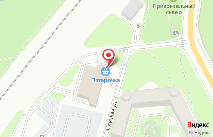 Супермаркет Пятёрочка в Павловском районе на карте