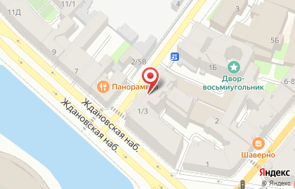 Территория интерьера на карте