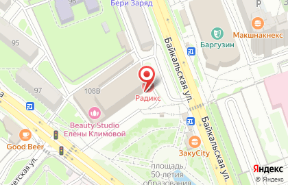 Фенстер в Иркутске на карте