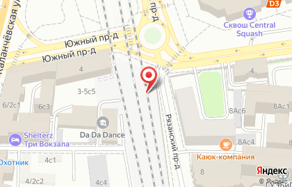 Киоск фастфудной продукции, Красносельский район на Южной улице на карте