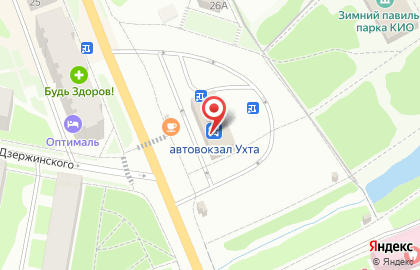 Компания пассажирских перевозок Такси Троицко-Печорск на карте