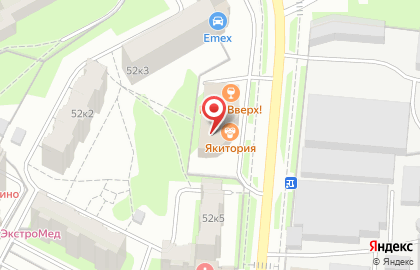 Кафе Якитория в Москве на карте