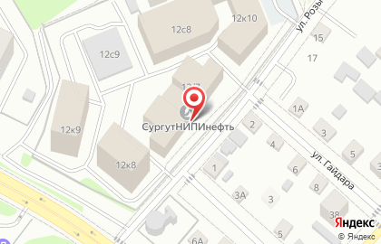 Тюменское отделение Сургутский научно-исследовательский и проектный институт на карте