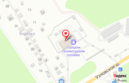 Газпром газомоторное топливо в Новомосковске на карте