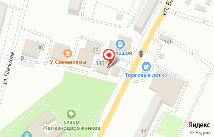 Продуктовый магазин Ситно на улице Бахметьева на карте