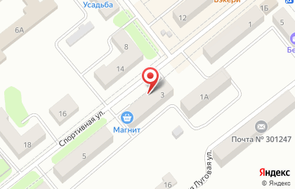 Банкомат Газпромбанк, филиал в г. Туле на Спортивной улице в Щёкино на карте