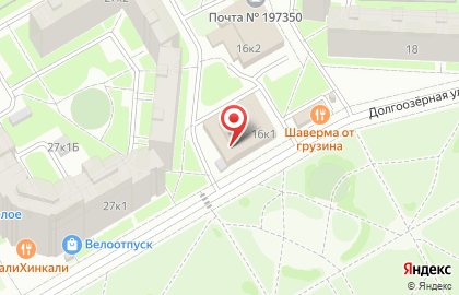 СберБанк России на Долгоозёрной, 16к1 на карте