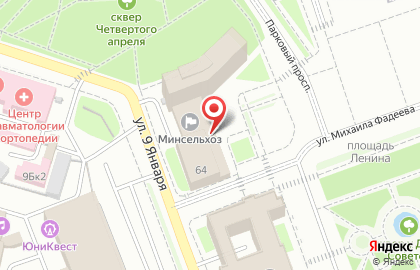 Центр организации закупок в Ленинском районе на карте