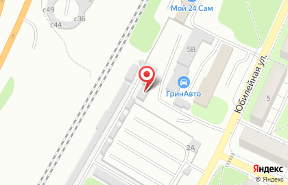 Автостоянка Стройкова на Юбилейной улице на карте