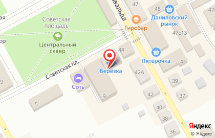 Магазин мебели Аллея Мебели на Советской площади на карте