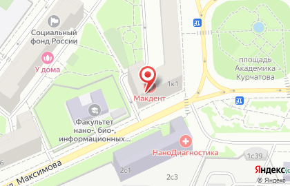 Центр эстетической стоматологии ЛИК на улице Маршала Василевского на карте