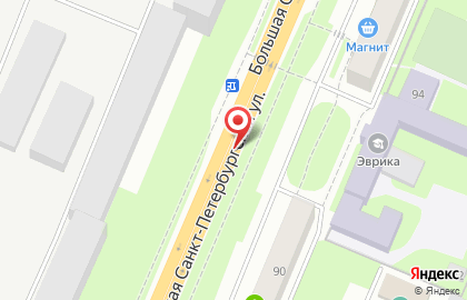 Меридиес на Большой Санкт-Петербургской улице на карте