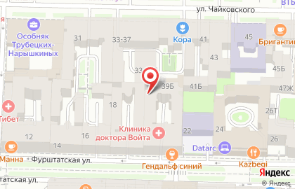 Свадебное агентство iMarry на Фурштатской улице на карте
