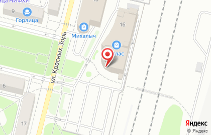 Компания по продаже и ремонту телефонов WNC на улице Красных Зорь в Обнинске на карте