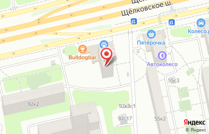 Парикмахерская Стрижка Fix на Щёлковском шоссе на карте