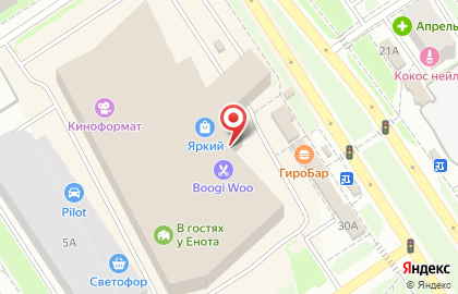 Фуд-корт ПиццаФабрика на проспекте Машиностроителей на карте