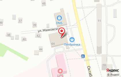 Магазин канцелярских товаров inFORMAT на Октябрьской улице на карте