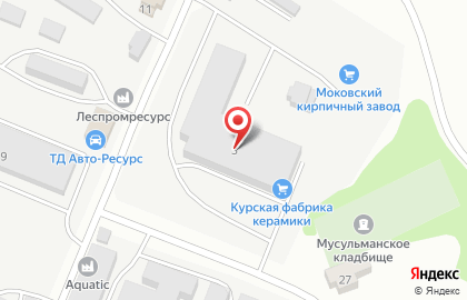 Кирпичный завод Курская фабрика керамики на карте