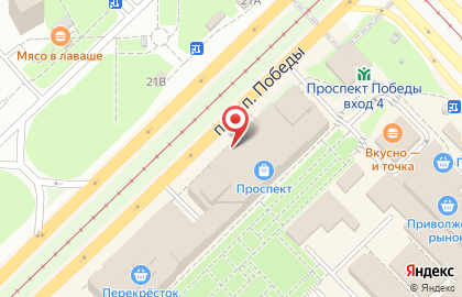 Шиномонтажная мастерская R16 в ТЦ Проспект на карте